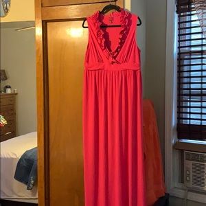 2XL MERONA HOT PINK MAXI DRESS
